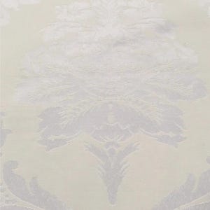 Damascus Upholstery-Damask Fabric-Drapery Fabric-19 Colors Ivory