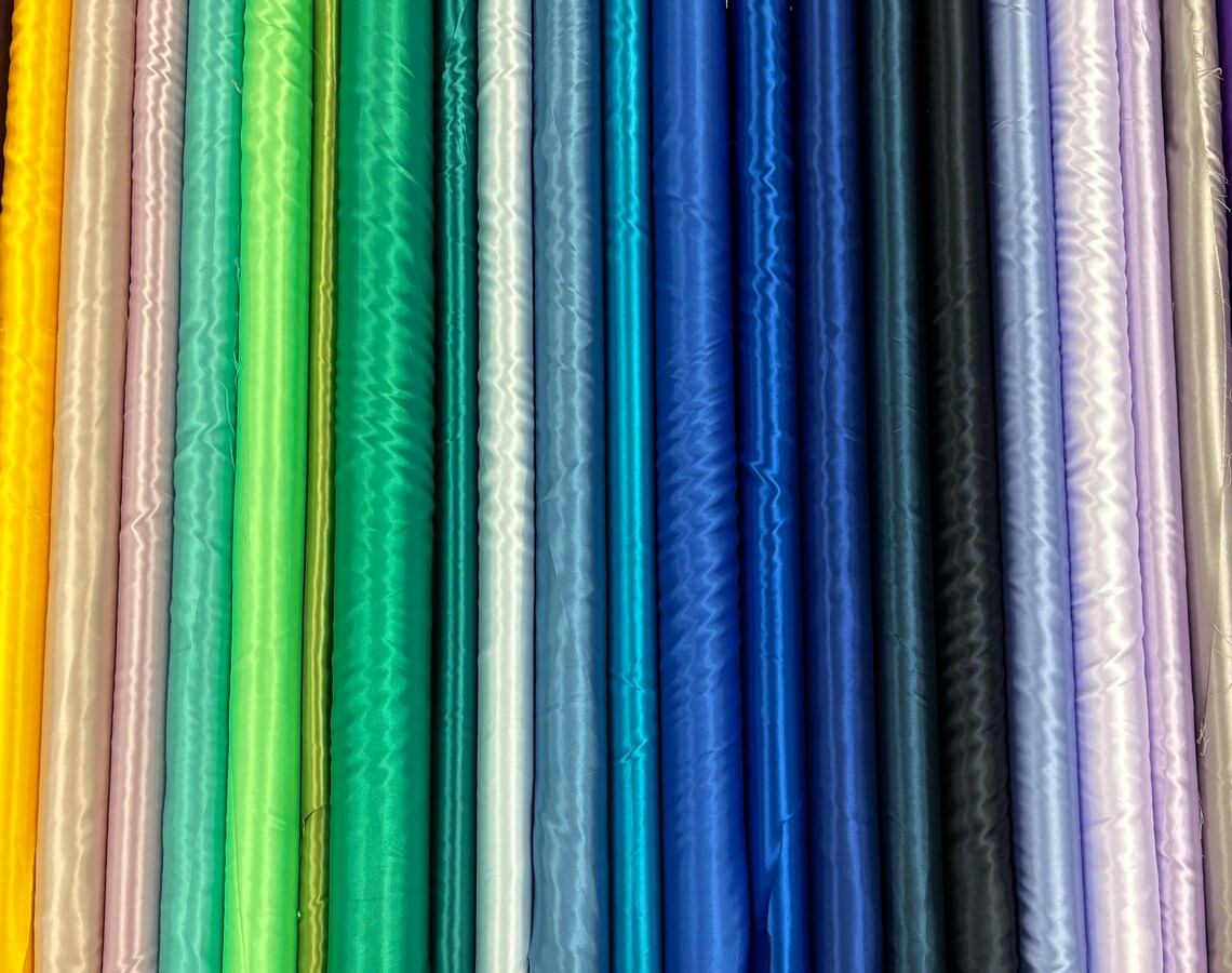 Rust Satin Charmeuserust Satin Fabricsatin Charmeusesatin Etsy