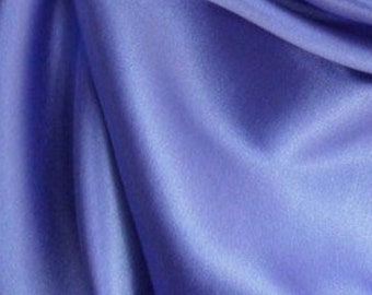 Periwinkle Stretch Charmeuse-Periwinkle Charmeuse-Satin Charmeuse-Satin Fabric-Charmeuse Fabric-Polyester Satin-Apparel Fabric-Bridal Fabric