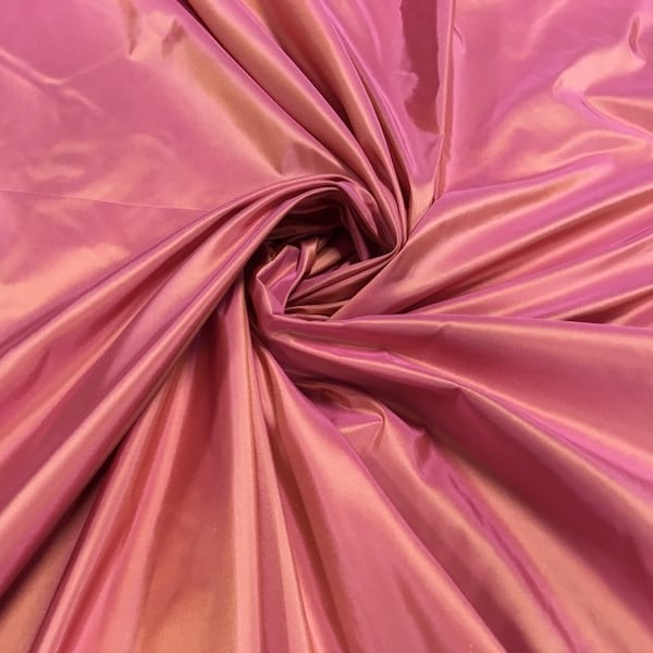 Rose Taffeta Fabric-Taffeta Fabric-Silk Taffeta Fabric-Wedding Dress Fabric-Couture Apparel Fabric