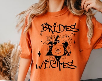 Maid of Horror Shirt / Funny Bridesmaid Proposal Gift Witchy Bachelorette Rock n Roll Comfort Colors Bride or Die Party Gothic Shirt PZ-23