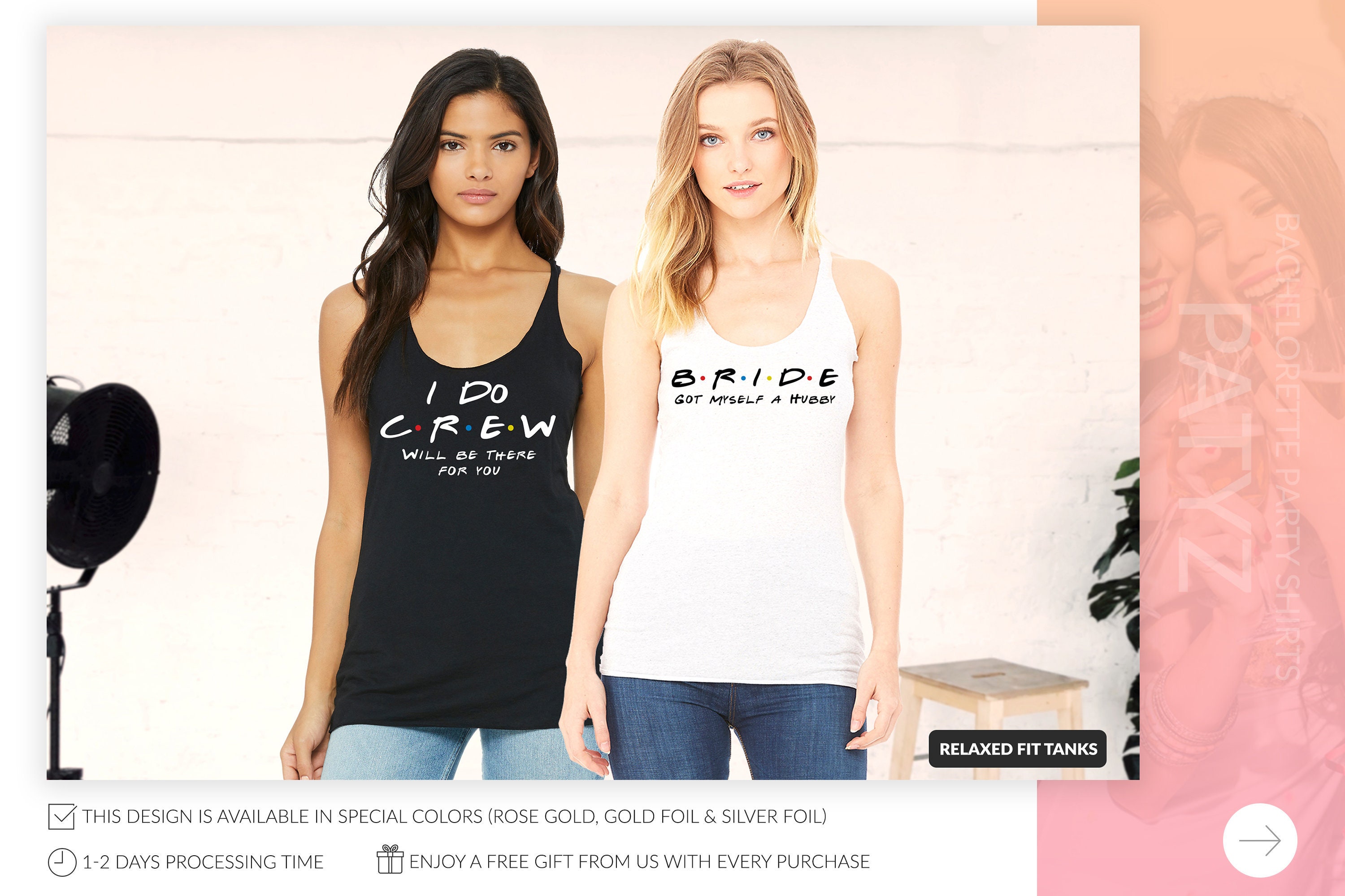 bridal party tank tops cheap