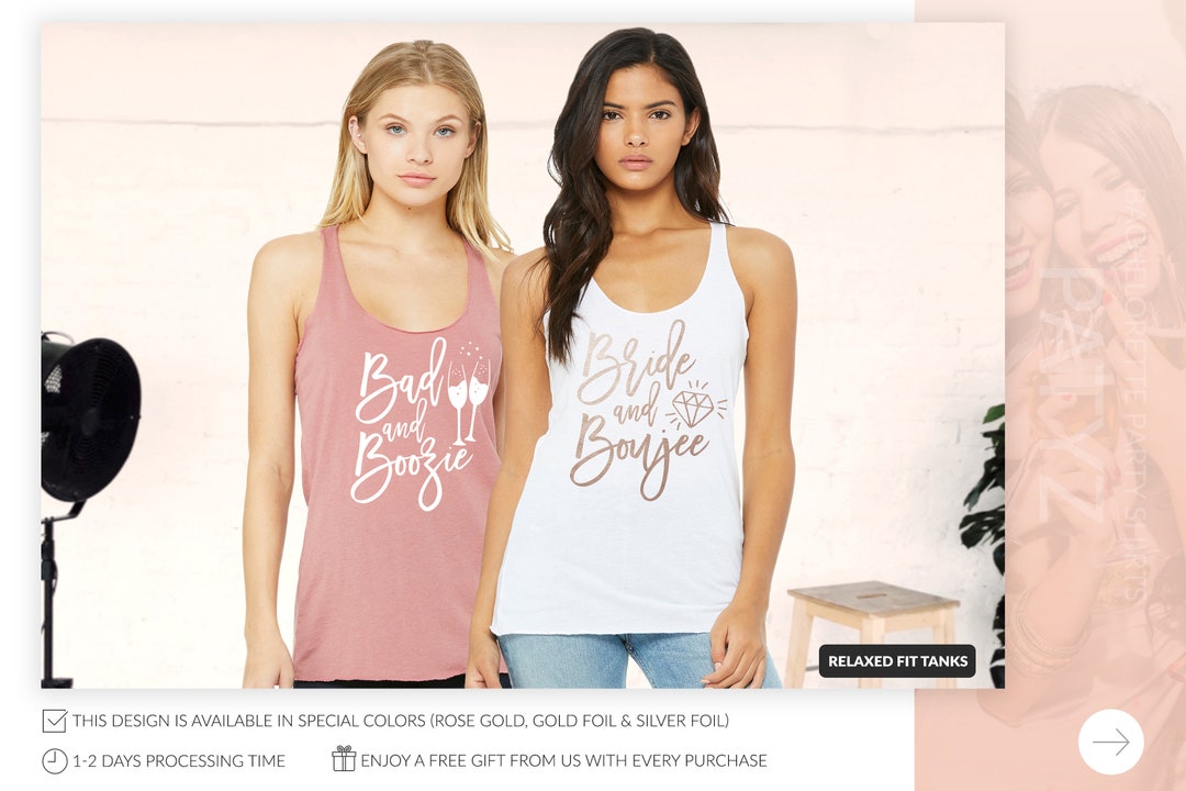 Bachelorette Party Shirts Bachelorette Party Tanks Bad and - Etsy