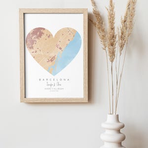 Benutzerdefinierte Aquarell Stadt Karte | Valentinstag Karte | Digital Download, Valentinstag Geschenk, Karte, Sofort Download, Valentinstag Geschenk, Karte, Karte