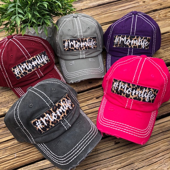 mom life baseball hat