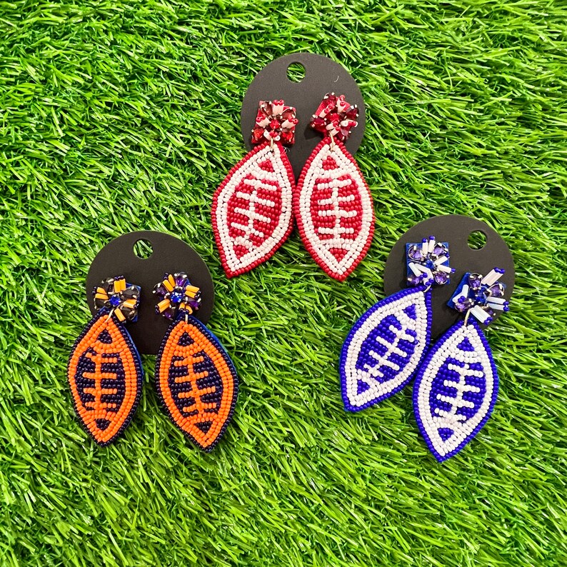 Game Day Earrings Support Your Favorite Team With Foam Finger Etsy