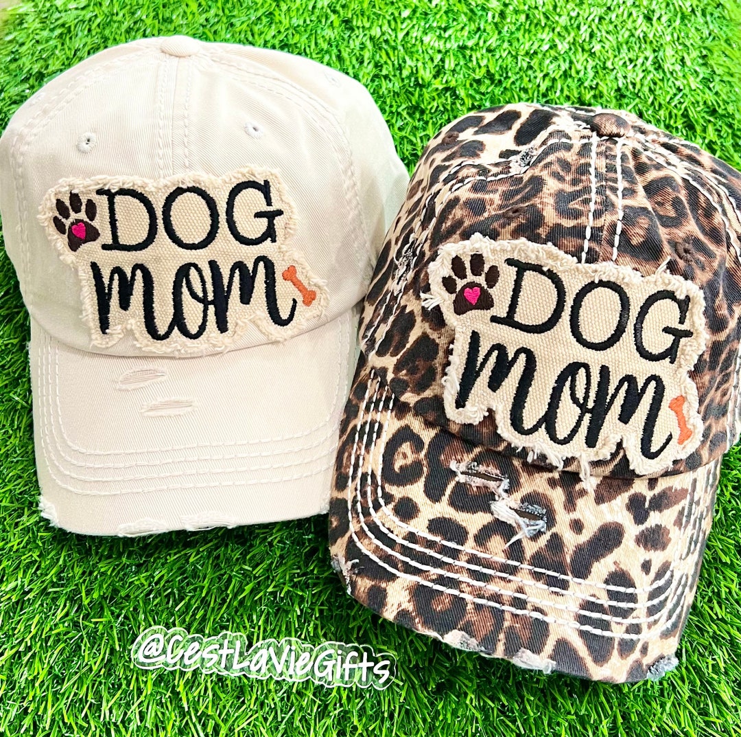 Dog Mom Baseball Hat or Cap Beach or Boat Hat Great Gift Several Colors Pets Etsy
