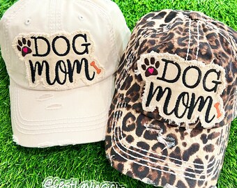 Gorra de béisbol para mamá perruna: sombrero playero desgastado, regalo para amantes de las mascotas