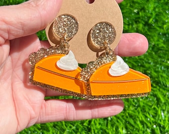Fall Earrings - Thanksgiving - Pumpkin-Sweet Potato Pie-Turkey-Halloween Pumpkin