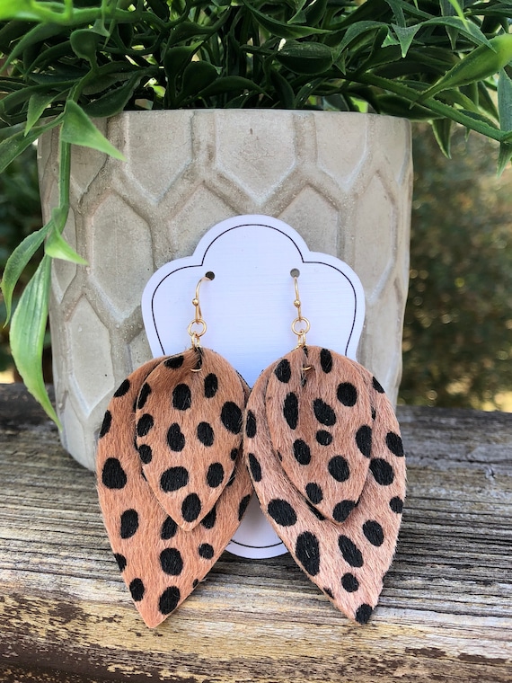 Animal print earrings australia sale