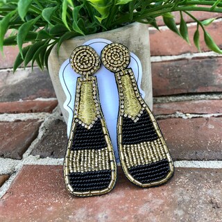 Orecchini A Calice Di Vino E Champagne In Acrilico Trasparente, Bijoux Divertenti Per Feste, Regalo Per Amanti Del Vino