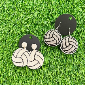 Volleyball Earrings - 4 Styles! Game Day! Sports - Volleyball Mom - School-Team