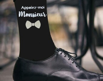 chaussettes homme, chaussettes personnalisées, cadeau homme, chaussette mariage, chaussette marié, chaussettes humoristique