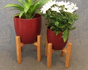 Handmade Solid Oak Plant Stand - 6 Different Sizes