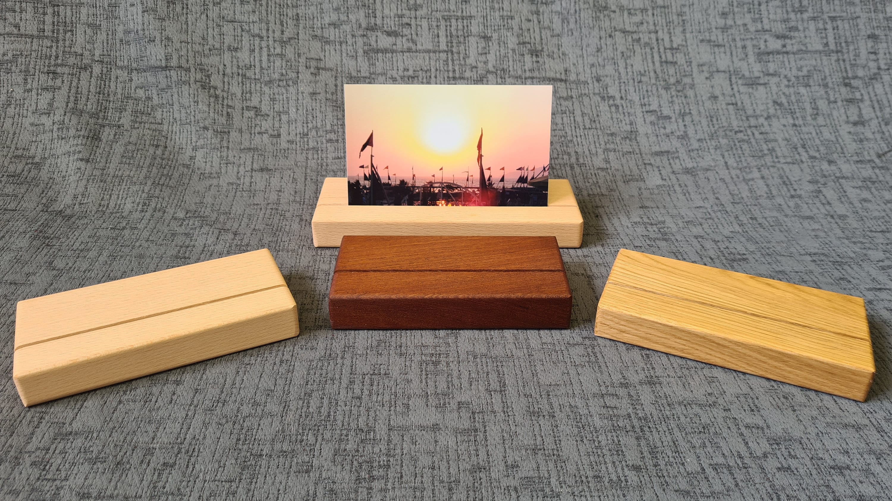 Handmade Solid Wood Photo Stand/Frame Etsy