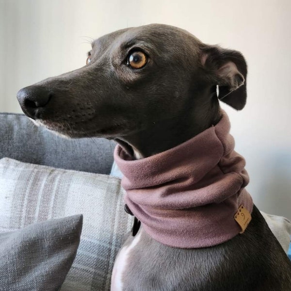 Dog Cotton Jersey Snood Sighthound Whippet Neck