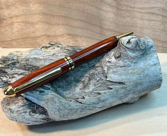 24 Kt Gold Concava Pen made from cocobolo – Krafty Kouple