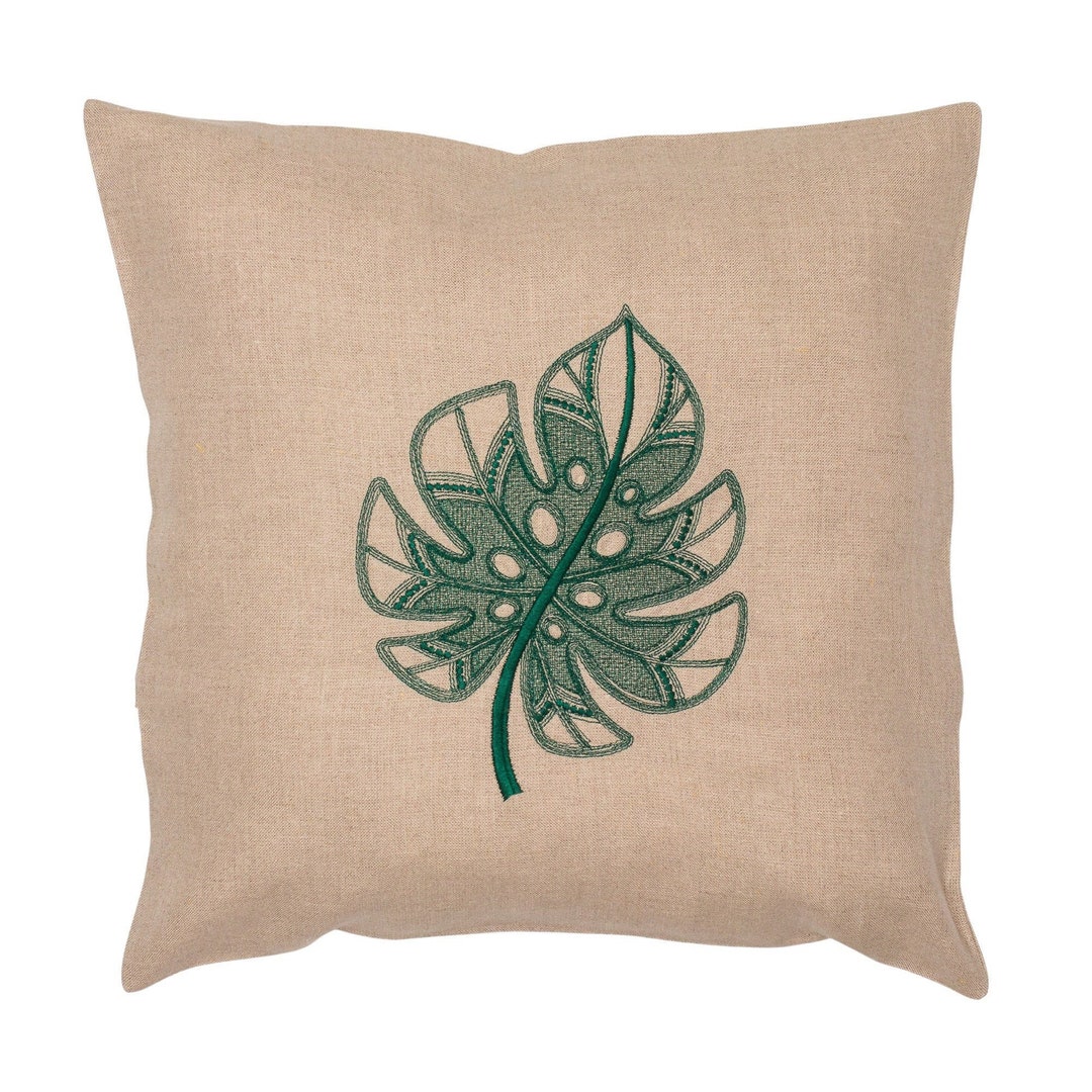 Embroidery Linen Pillow Case for Children, Natural, Pillowcase, Pillow