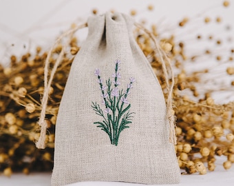 Linen lavender bag