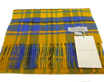 Antique Buchanan Tartan Check pure cashmere scarf new with tags warm