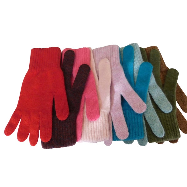 Ladies Pure Cashmere Gloves - Handcrafted in Hawick, Scotland