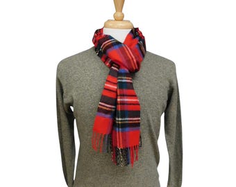 Pure Cashmere Tartan Scarf — Hand-Crafted in the Scottish Highlands