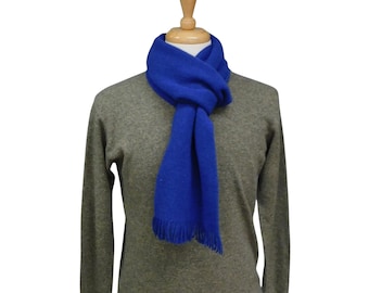 Lambswool Plain Scarf — Warp-Knitted in Hawick, Scotland