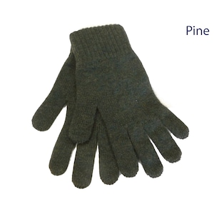 Gants pur cachemire pour femme Fabriqués à la main à Hawick, en Écosse Pine