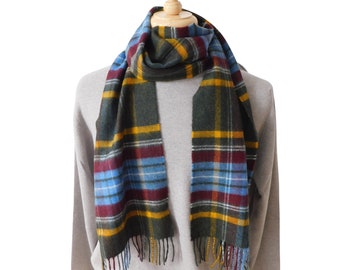 Pure Cashmere Classic Check Scarf - Various Checks - Handcrafted in the Scottish Highlands