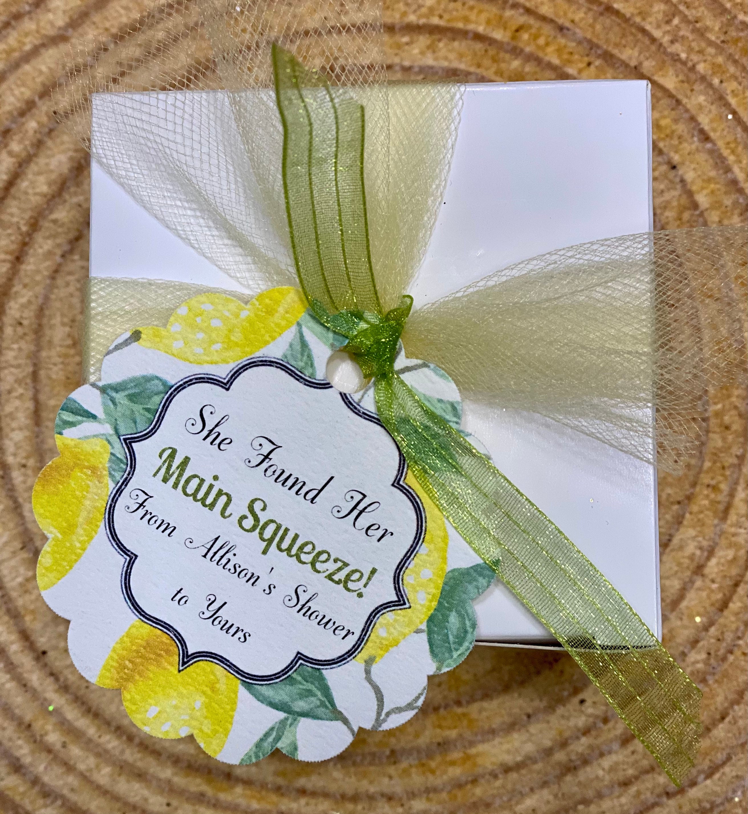 Main Squeeze Wedding Shower Favor Lemon Sugar Scrub Cubes | Etsy