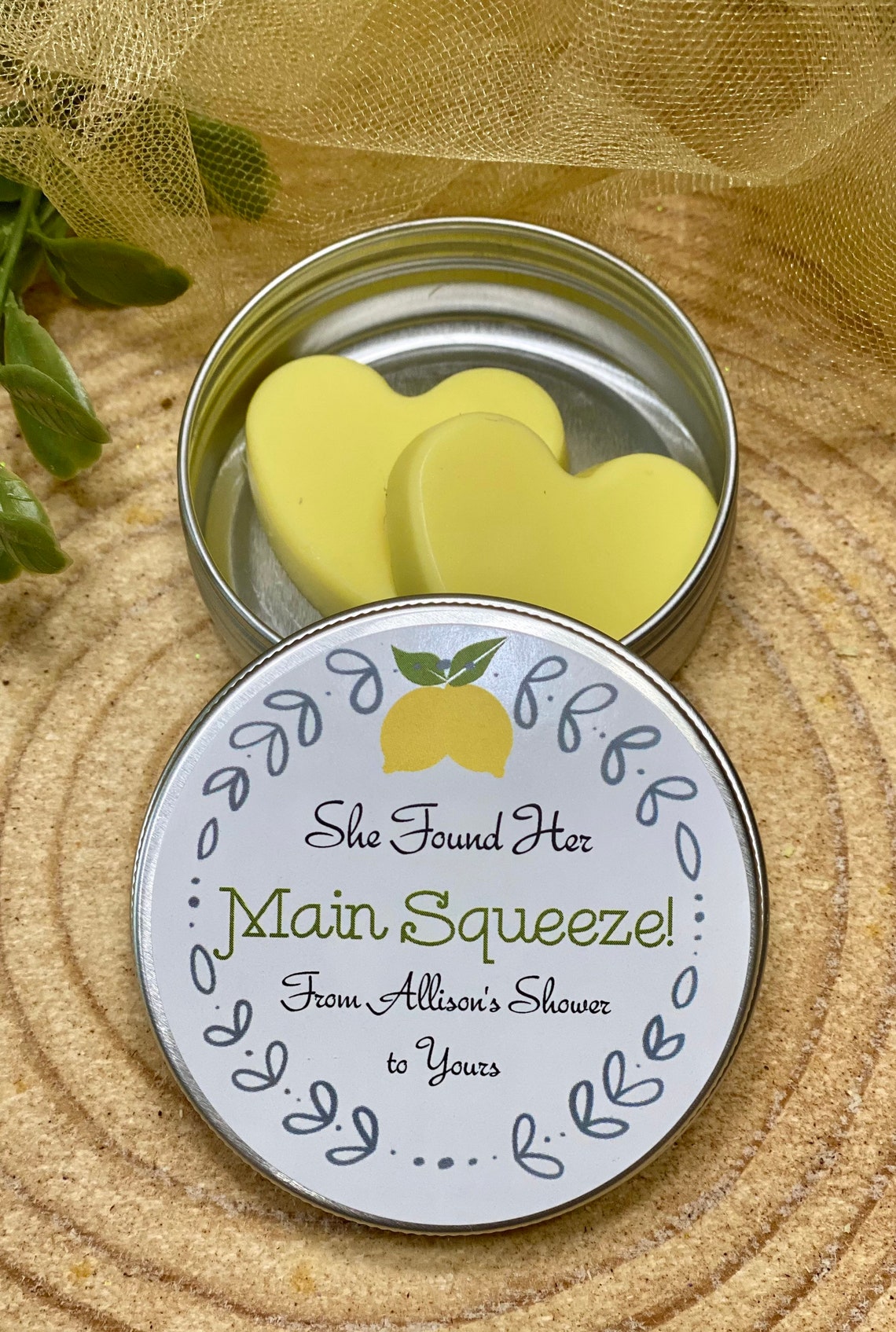 Main Squeeze Wedding Shower Favors Lemon Soap Wedding Shower Etsy