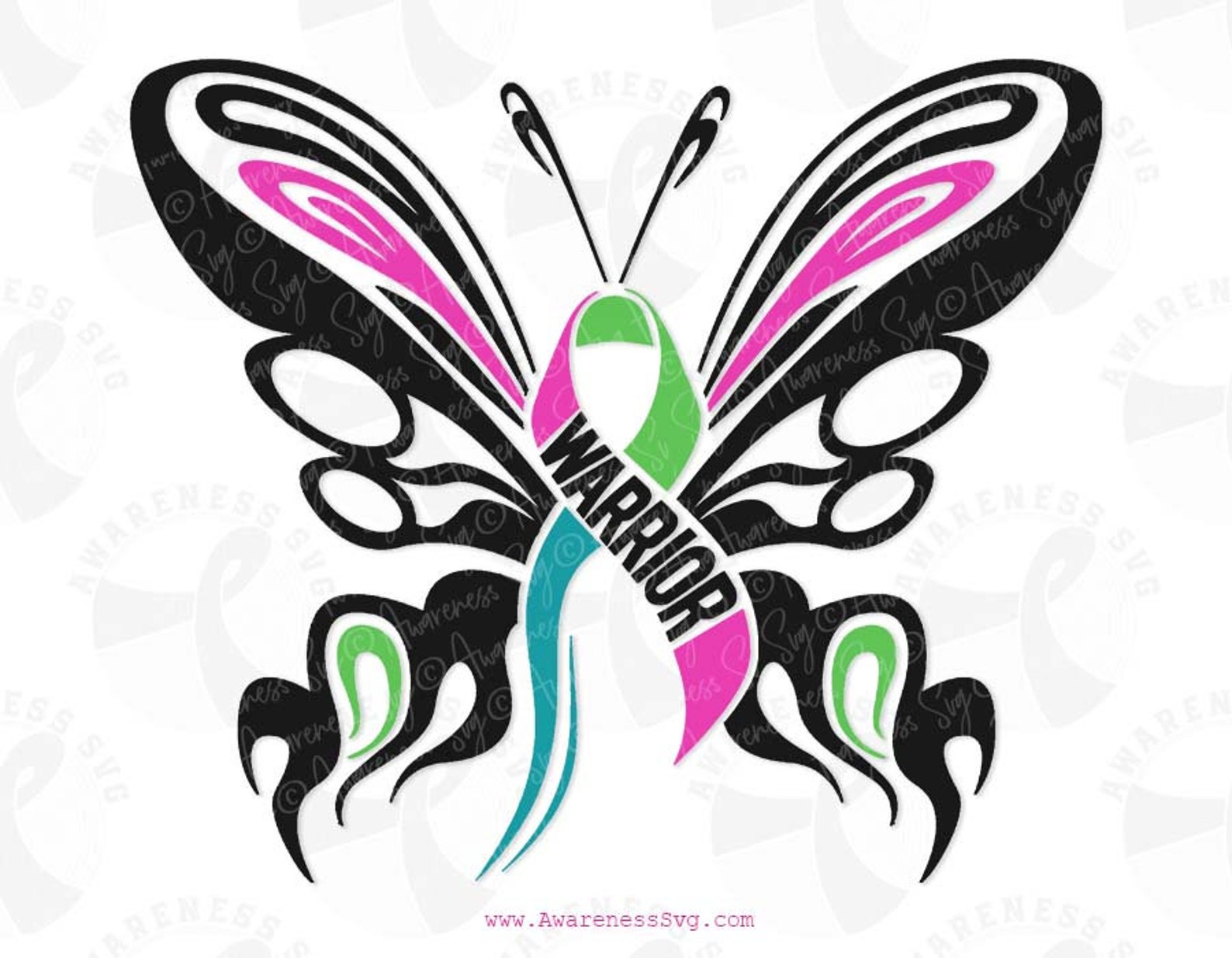 Metastatic Breast Cancer Svg Metastatic Breast Cancer Ribbon Etsy awareness-colors-chart