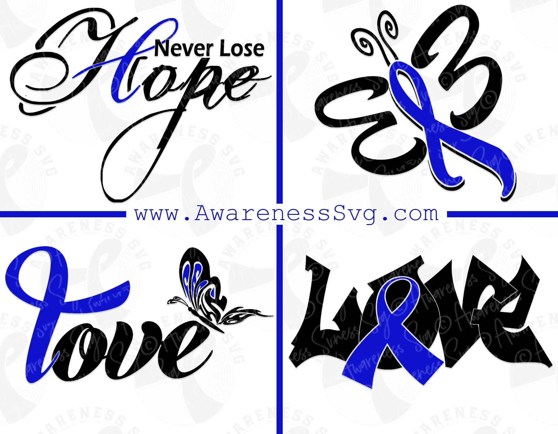 Huntingtons Disease Transverse Myelitis Colon Cancer Svg - Etsy