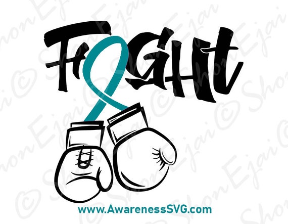 Download Dysautonomia Ovarian Cancer Svg Cervical Cancer | Etsy
