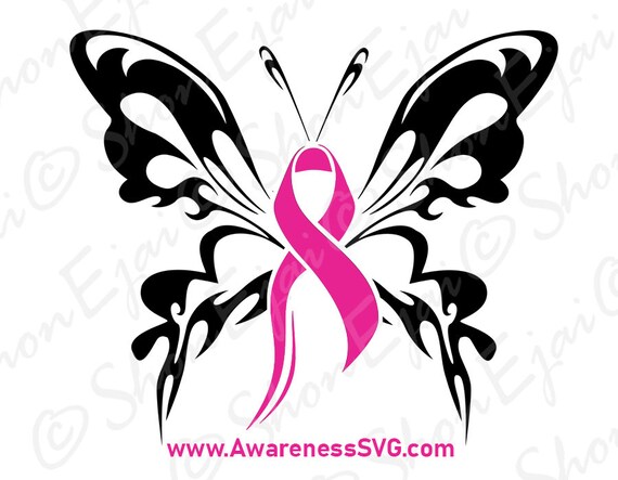 Download Breast Cancer Butterfly Svg Breast Cancer Svg Png Survivor Etsy