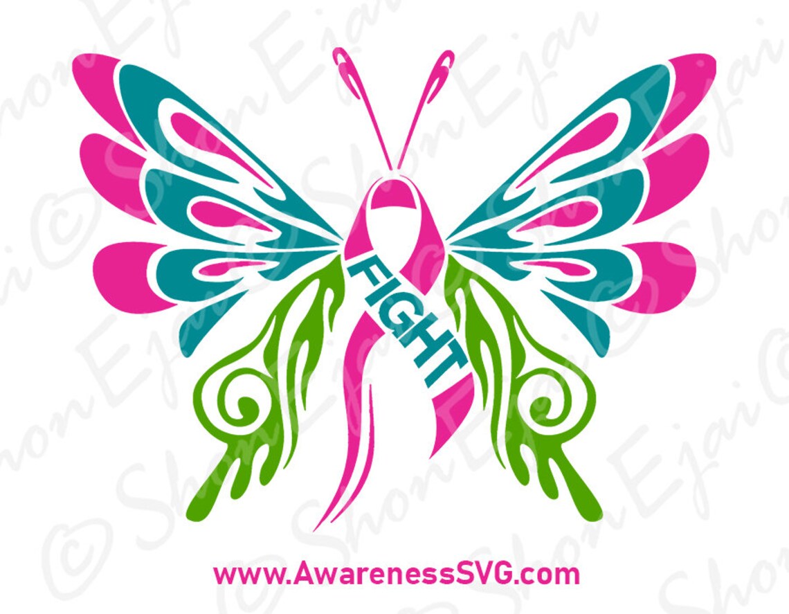 Metastatic Breast Cancer Ribbon Svg Metastatic Breast Cancer Etsy