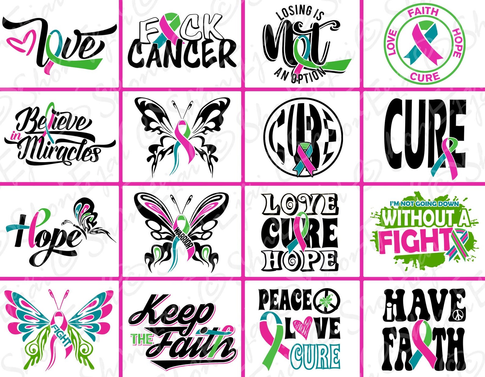 Metastatic Breast Cancer Svg Metastatic Breast Cancer Ribbon Etsy