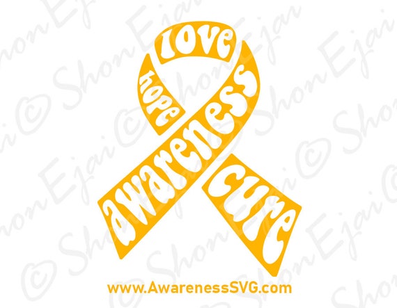 Download Childhood Cancer Ribbon Svg Endometriosis Svg Sarcoma Etsy