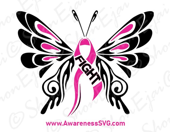 Download Breast Cancer Butterfly Svg Breast Cancer Svg Png Survivor Etsy