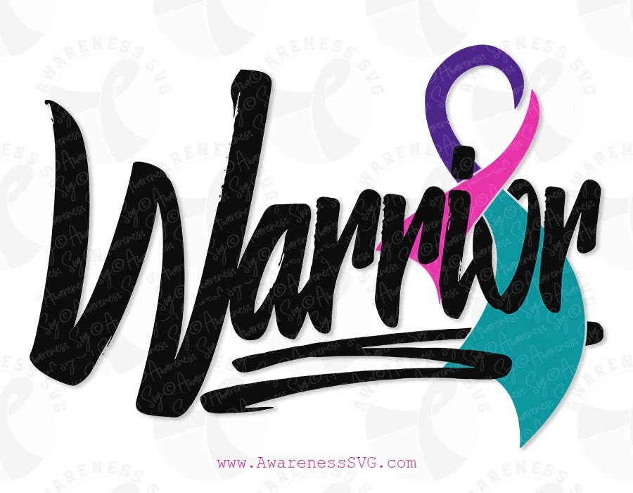 Thyroid Cancer Svg Awareness Svg Thyroid Cancer Butterfly Etsy