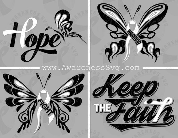 Lung Cancer Svg Png Lung Cancer Awareness Svg Retinoblastoma | Etsy