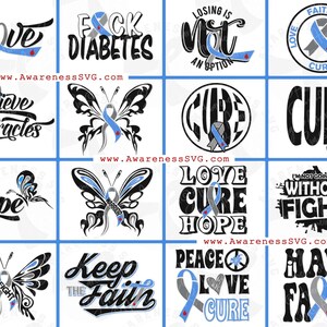 Cricut Silhouette I Wear Grey for the bravest child I know Juvenile Diabetes Awareness SVG Find a Cure type 1 diabetes SVG Files