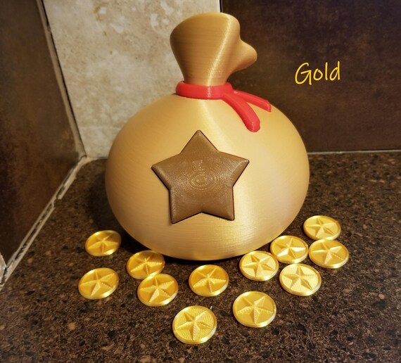Animal Crossing Bell Bag Bank Etsy