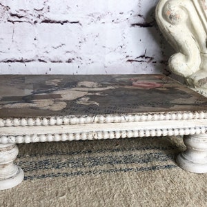 Small French Wood Riser With Cherub Decoupage Image - Etsy