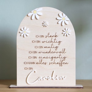 Scolaro 2023 regalo legno personalizzato / affermazione incoraggiamento regalo compleanno bambini / idea regalo iscrizione scolastica / decorazione camera per bambini