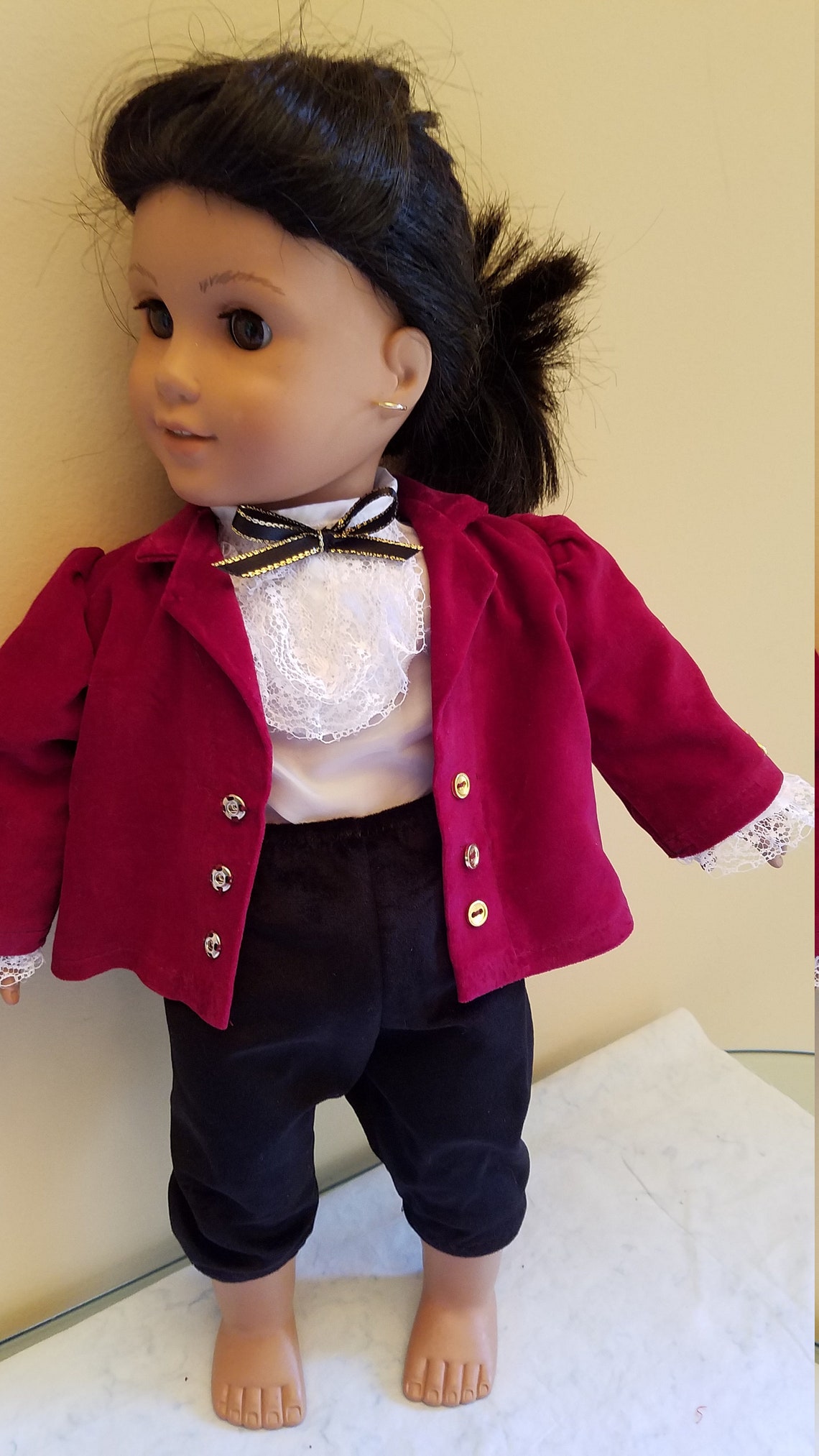 18 doll costume/Nutcracker Hans/Fritz velveteen jacket Etsy