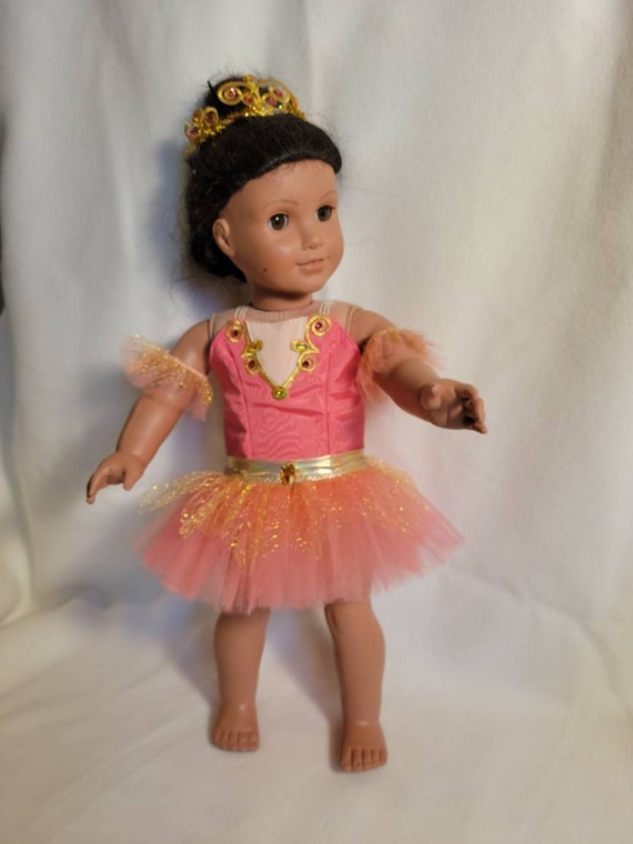 Sugar Plum Fairy Costume for 18 Inch Doll, Includes Tutu,leo