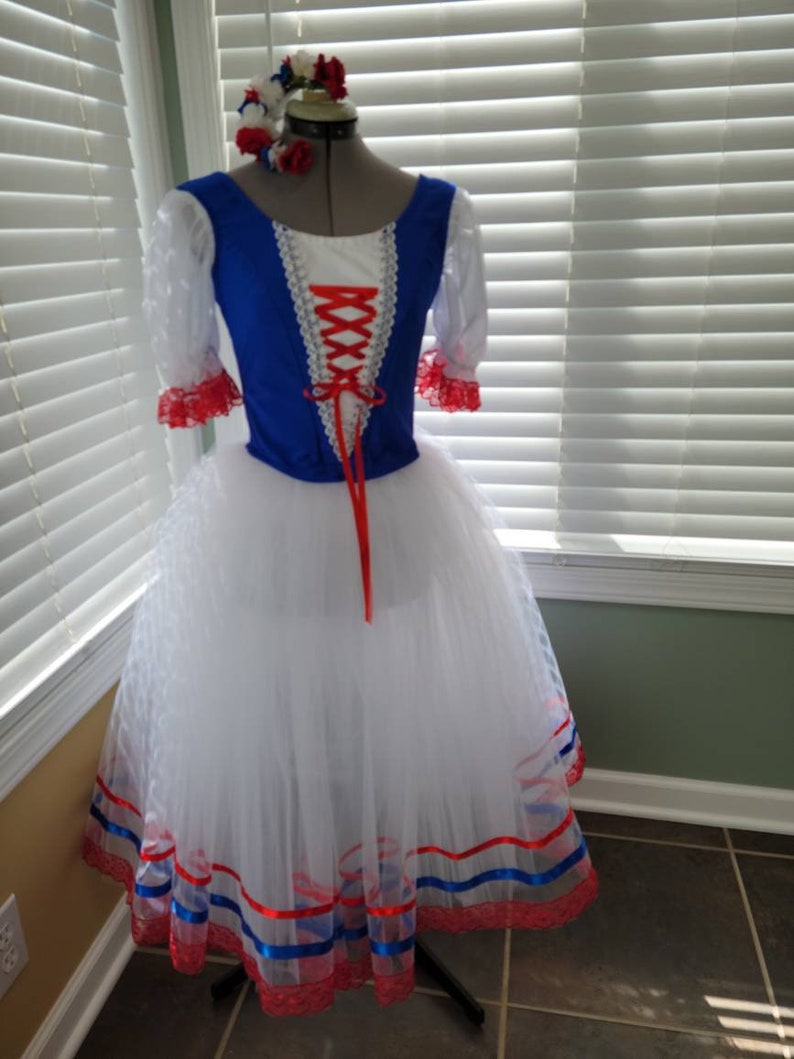 Peasant Ballet Costume for Adjustable Etsy