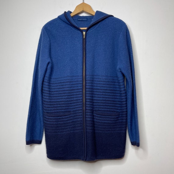 karen scott zip front sweater