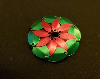 Scale Maille Flower Tutorial